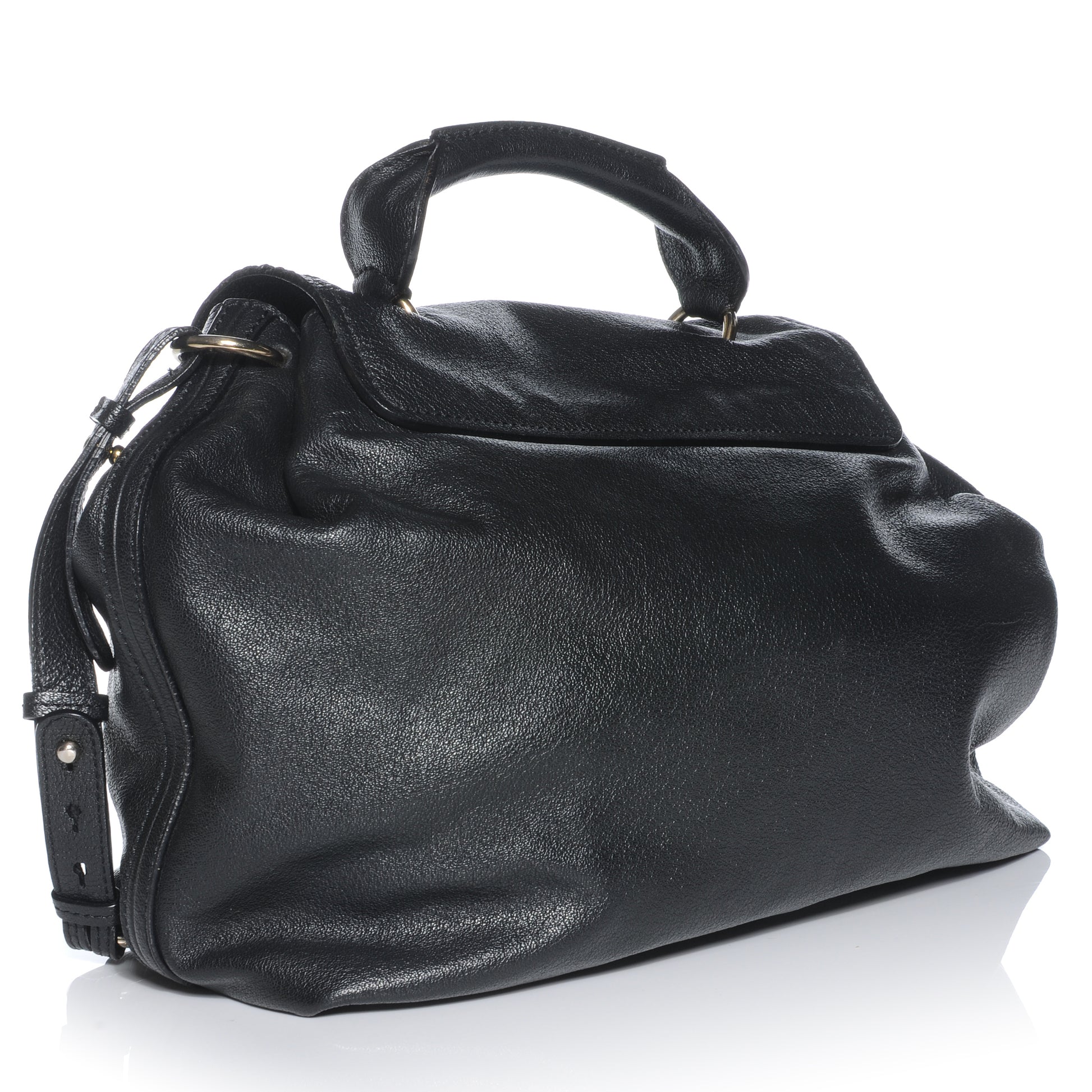 Chloe Calfskin Elsie Satchel Black 3 of 8