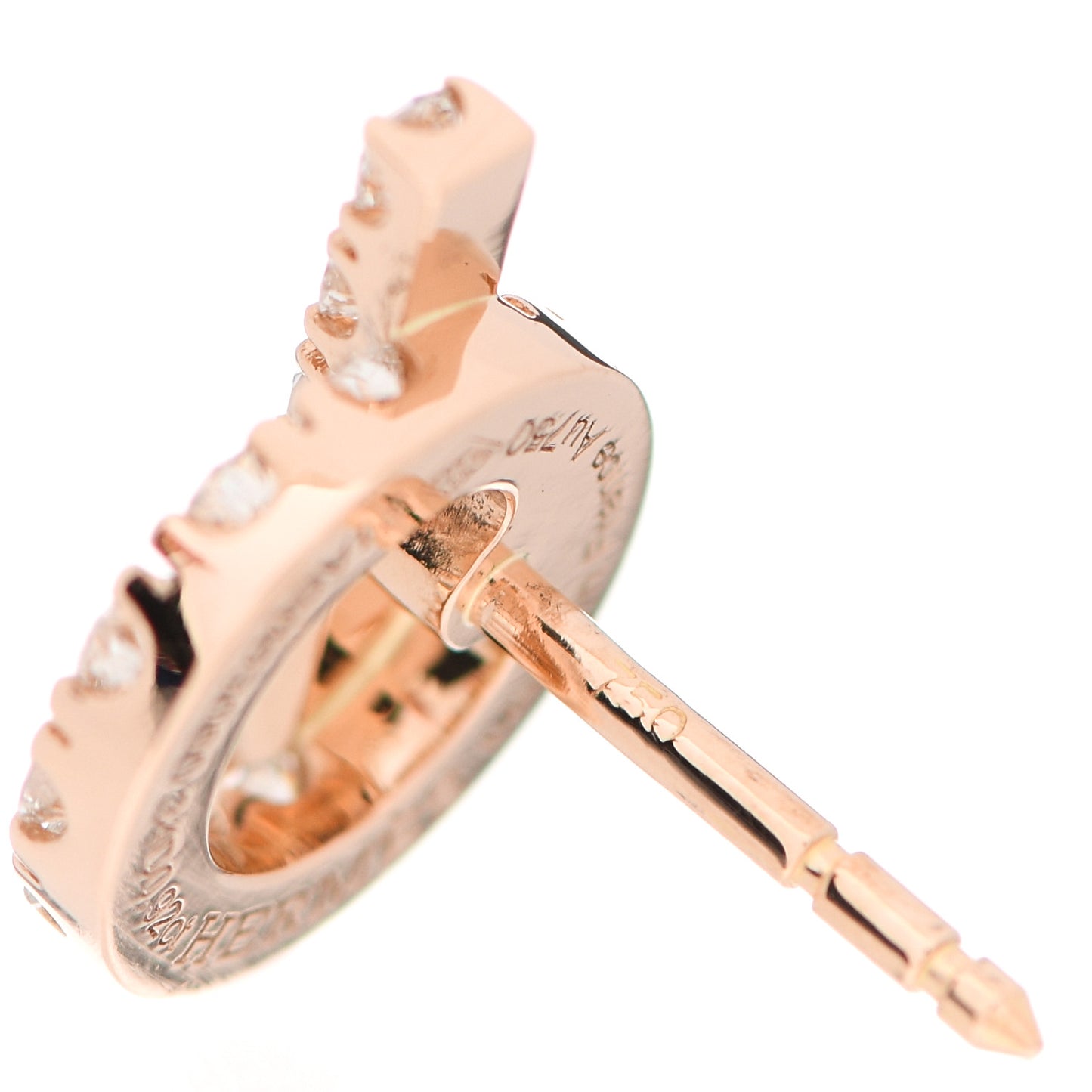18K Rose Gold Diamond Finesse Earrings