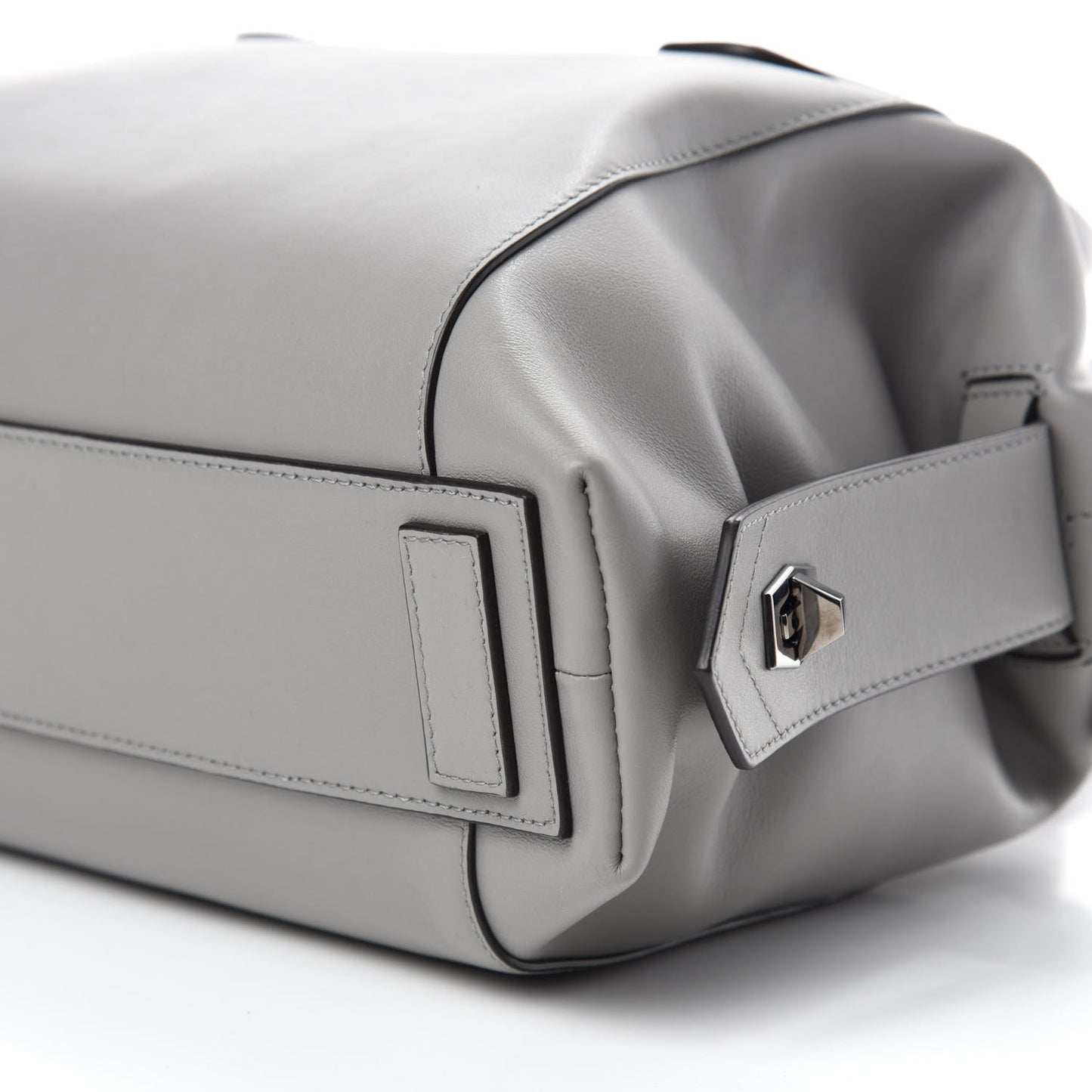 Calfskin Small Soft Antigona Pearl Grey