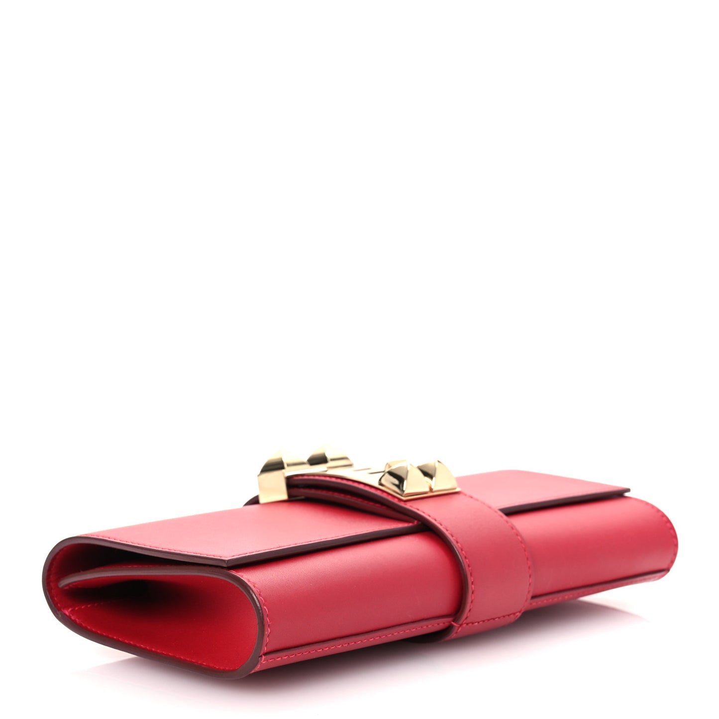 Tadelakt Medor 23 Clutch Rouge Vif Rouge Vif