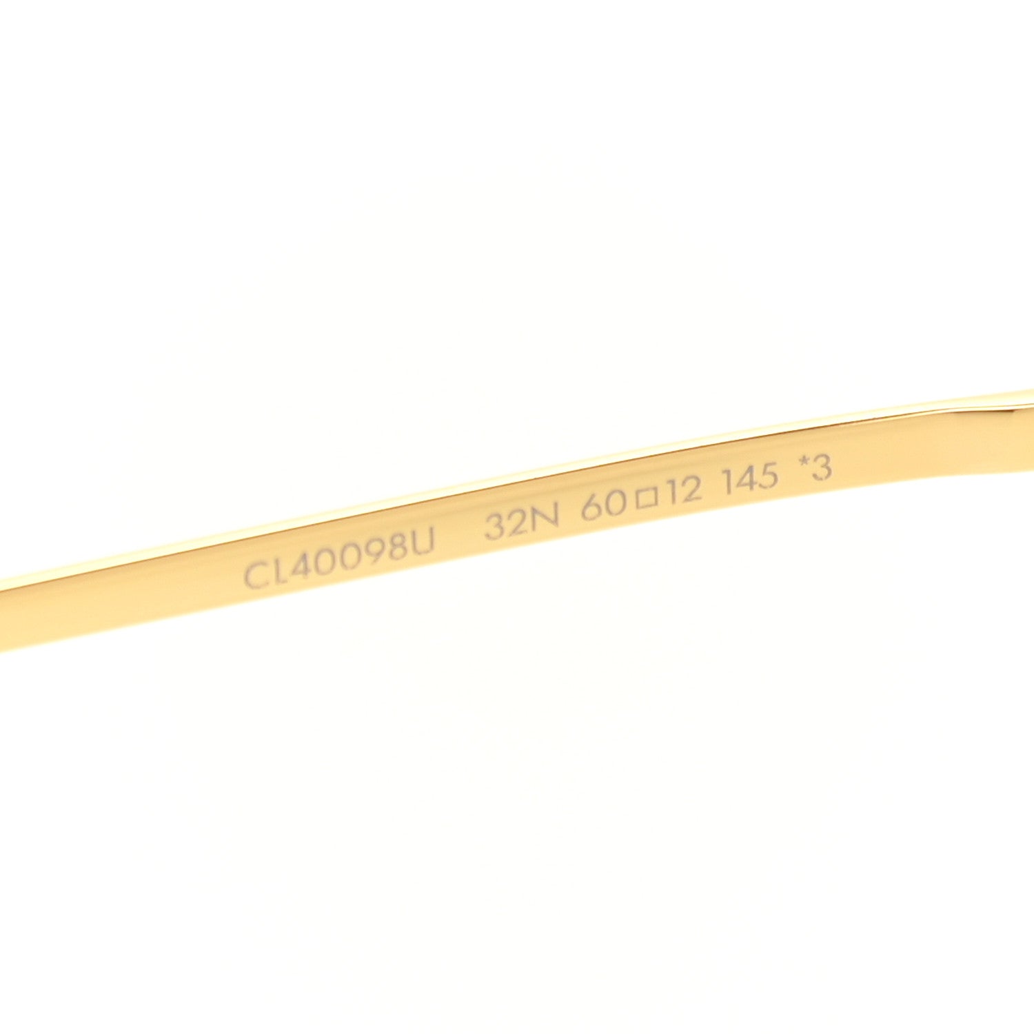 Celine Sunglasses CL40098U Green Gold 5 of 5