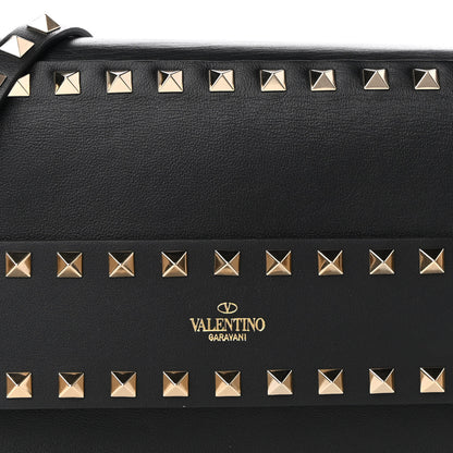 Valentino Garavani Vitello Rockstud Side Slip Crossbody Black 7 of 8