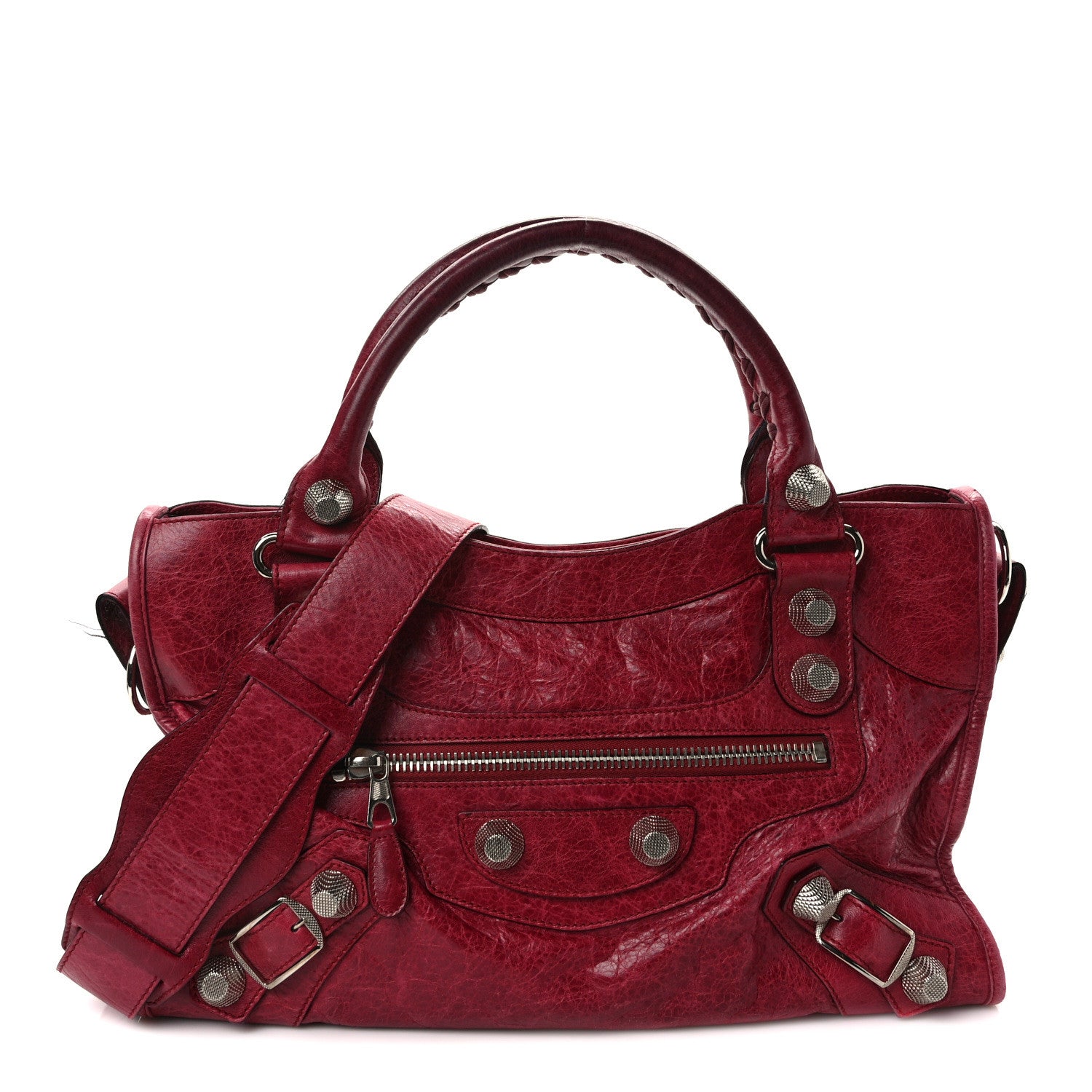 Balenciaga Agneau Giant 21 Silver Hardware City Cassis 1 of 15