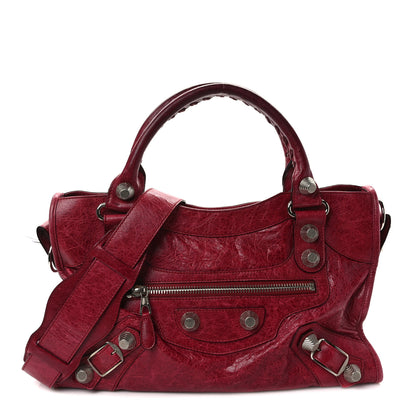 Balenciaga Agneau Giant 21 Silver Hardware City Cassis 1 of 15