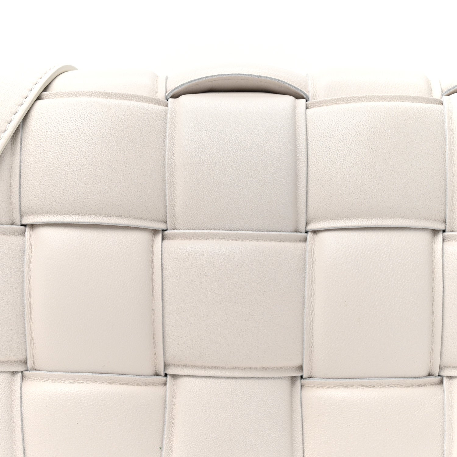 Bottega Veneta Nappa Maxi Intreccio Padded Cassette Crossbody Bag Chalk 6 of 9
