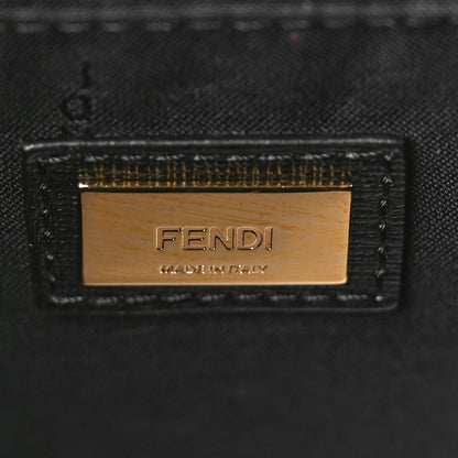 Fendi Vitello Elite Studded Monster Mini Demi Jour Shoulder Bag Black 7 of 10