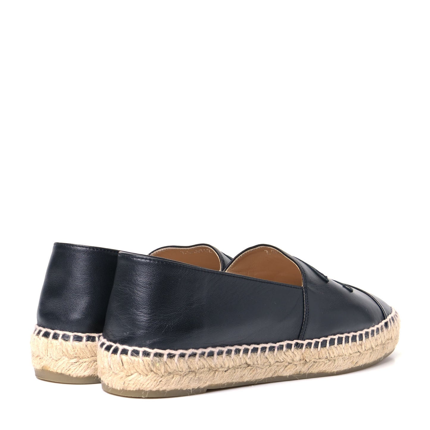 Lambskin CC Espadrilles 39 Black