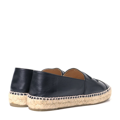 Chanel Lambskin CC Espadrilles 39 Black 3 of 5