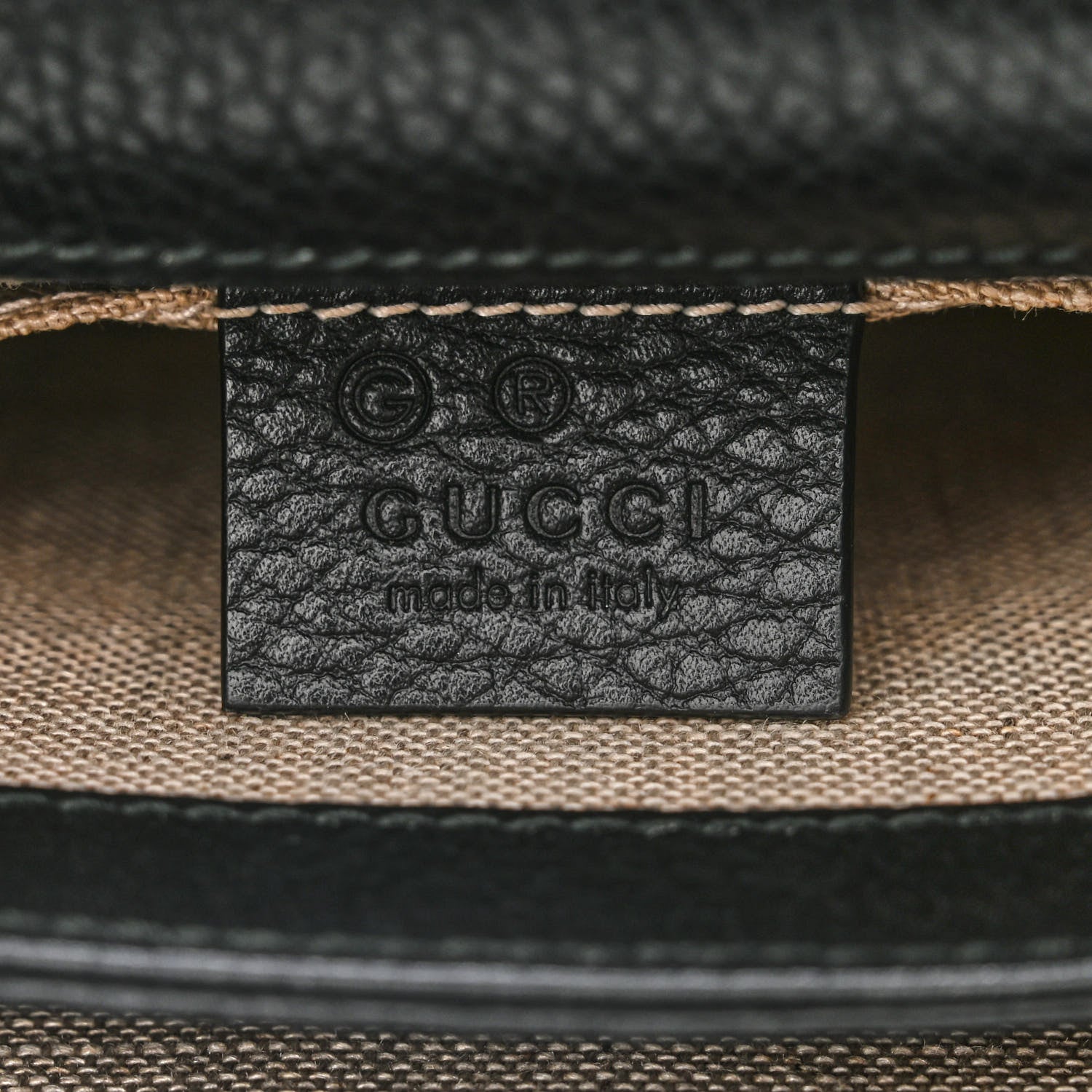 Gucci Dollar Calfskin Small Interlocking G Shoulder Bag Black 11 of 22