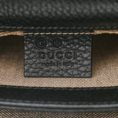 Gucci Dollar Calfskin Small Interlocking G Shoulder Bag Black 11 of 22