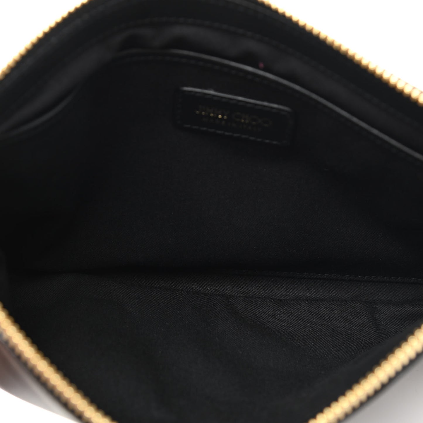 Calfskin Studded Wristlet Black