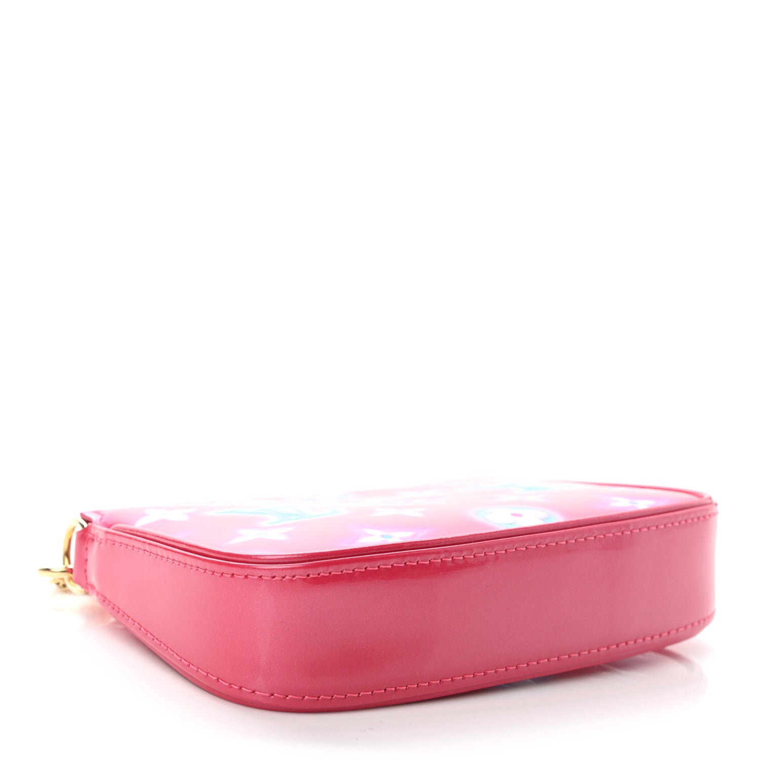 Louis Vuitton Vernis Valentine Mini Pochette Accessories Fuchsia Neon 4 of 6