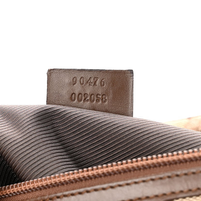 Gucci Monogram Flat Messenger Bag Dark Brown 8 of 11