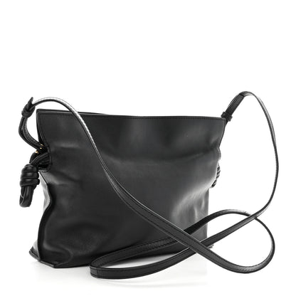 Loewe Calfskin Mini Flamenco Knot Clutch Black 2 of 6