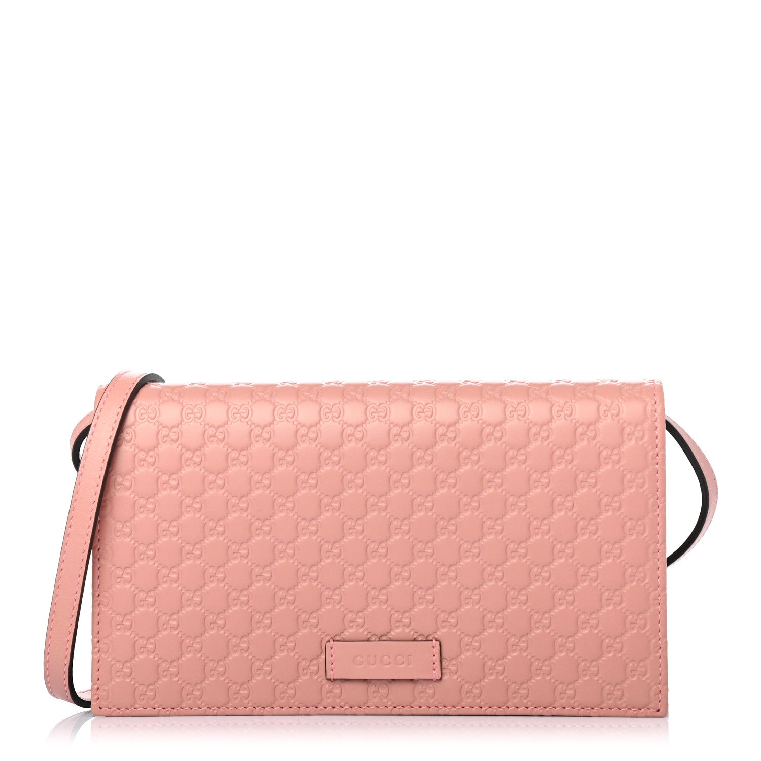 Gucci Microguccissima Crossbody Wallet Soft Pink 1 of 5