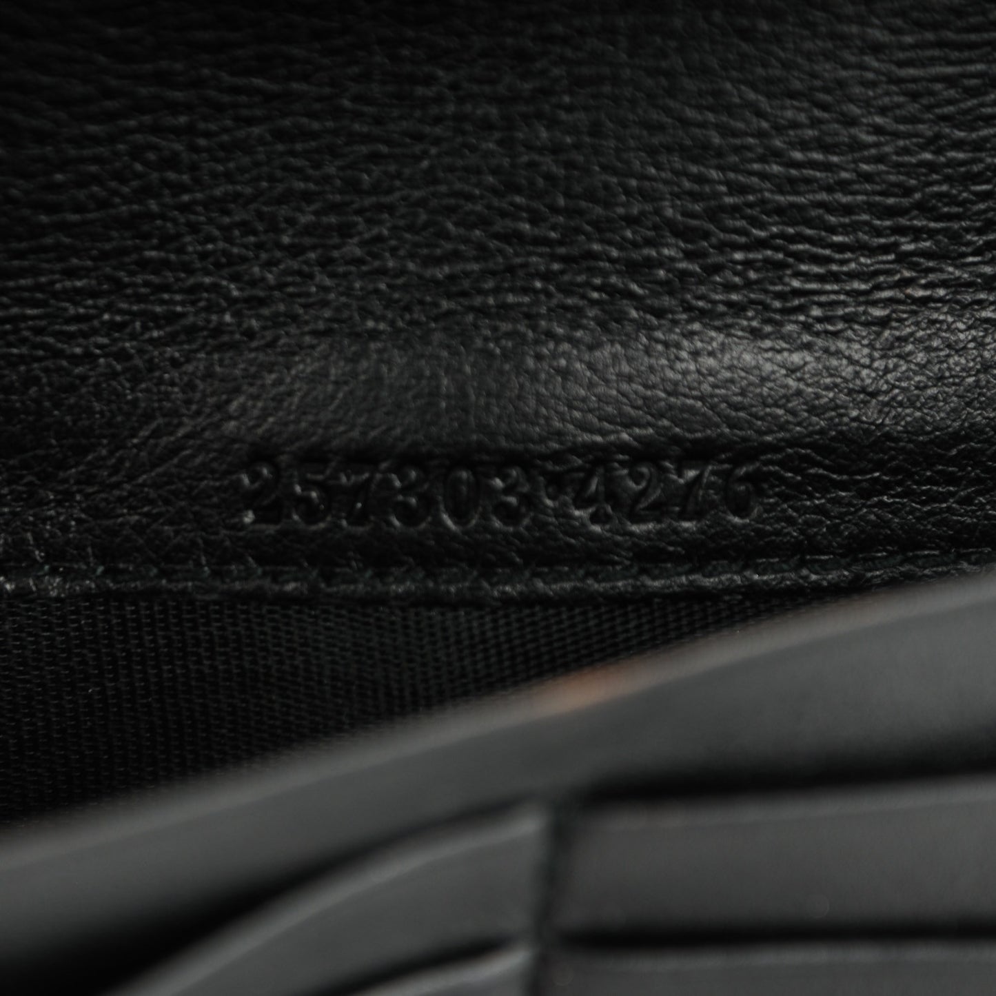 Guccissima Continental Flap Wallet Black