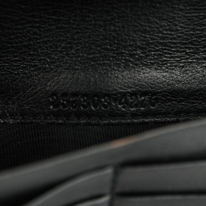Gucci Guccissima Continental Flap Wallet Black 7 of 7