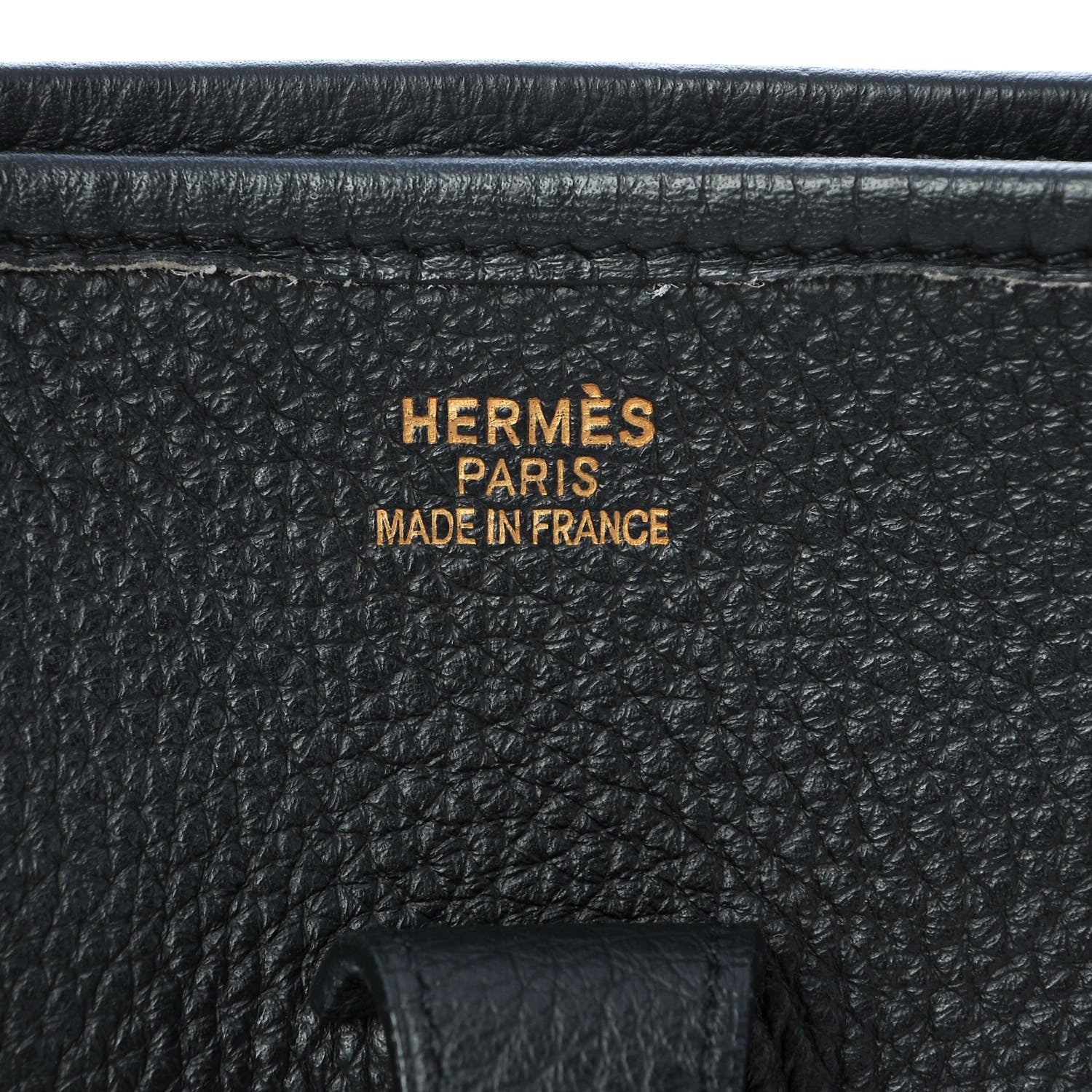 Hermes Taurillon Clemence Evelyne GM Black 6 of 15