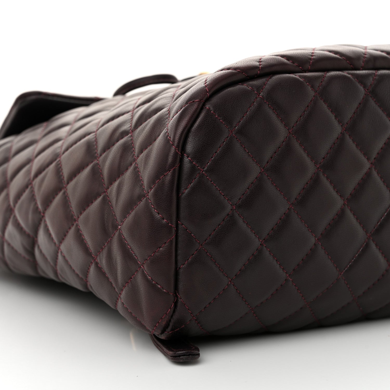 Chanel Lambskin Quilted Large Urban Spirit Backpack Dark Purple 9 of 11