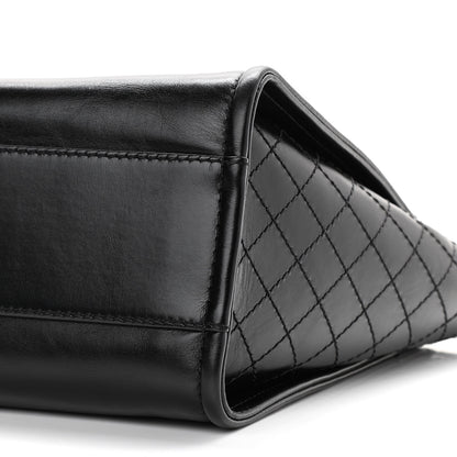 Chanel Aged Calfskin Small Charms Deauville Tote Black 10 of 10