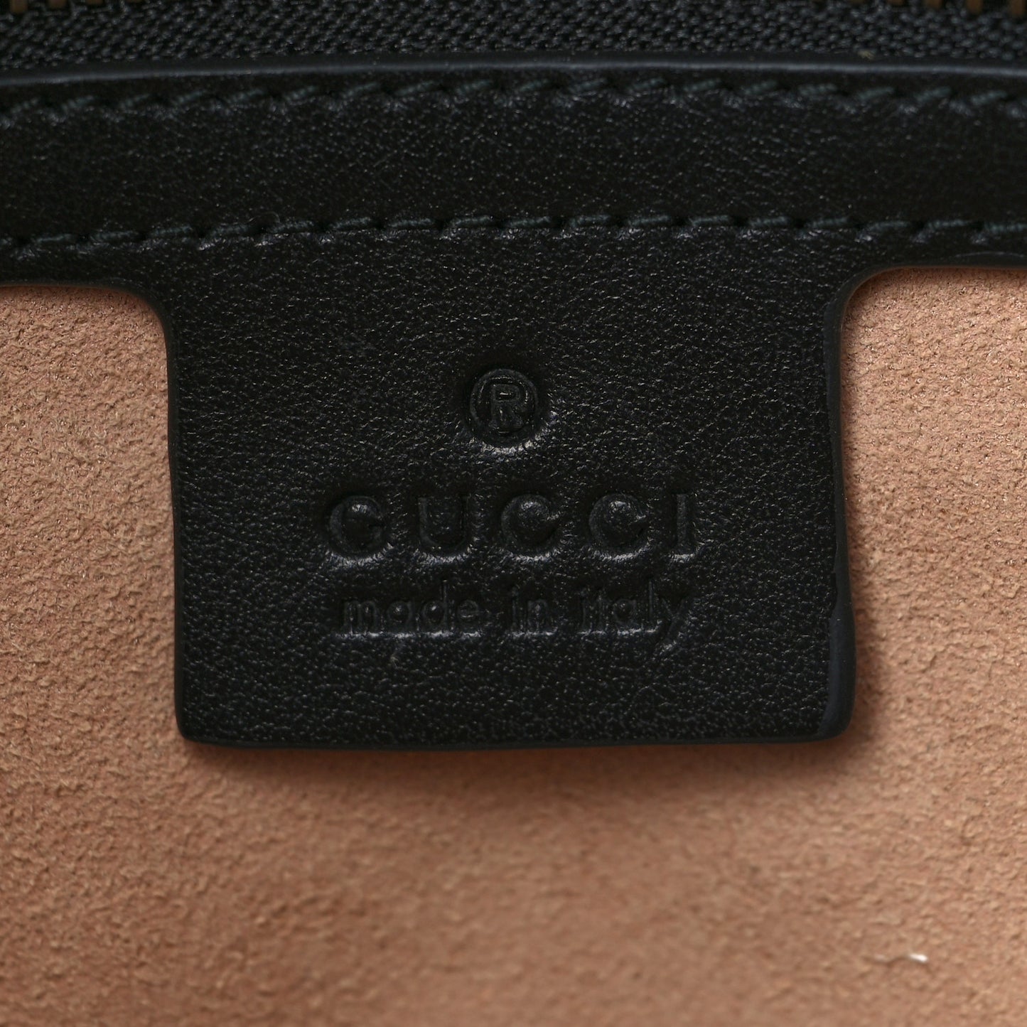 Calfskin Matelasse Small GG Marmont Shoulder Bag Black