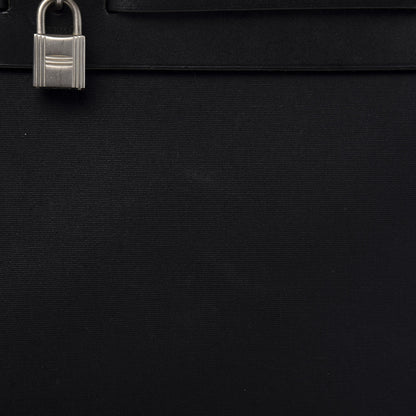 Hermes Toile Vache Calfskin Herbag 39 MM Black 15 of 19