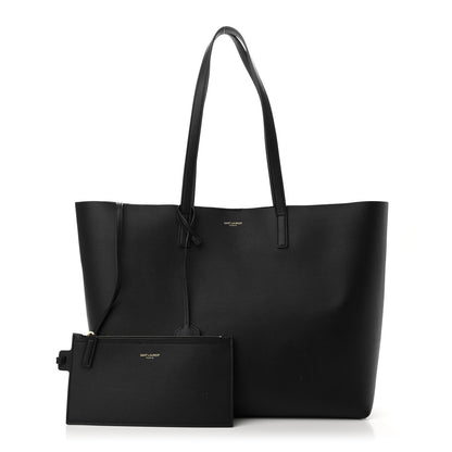 Saint Laurent Calfskin Large Shopping Tote Black 1 of 11