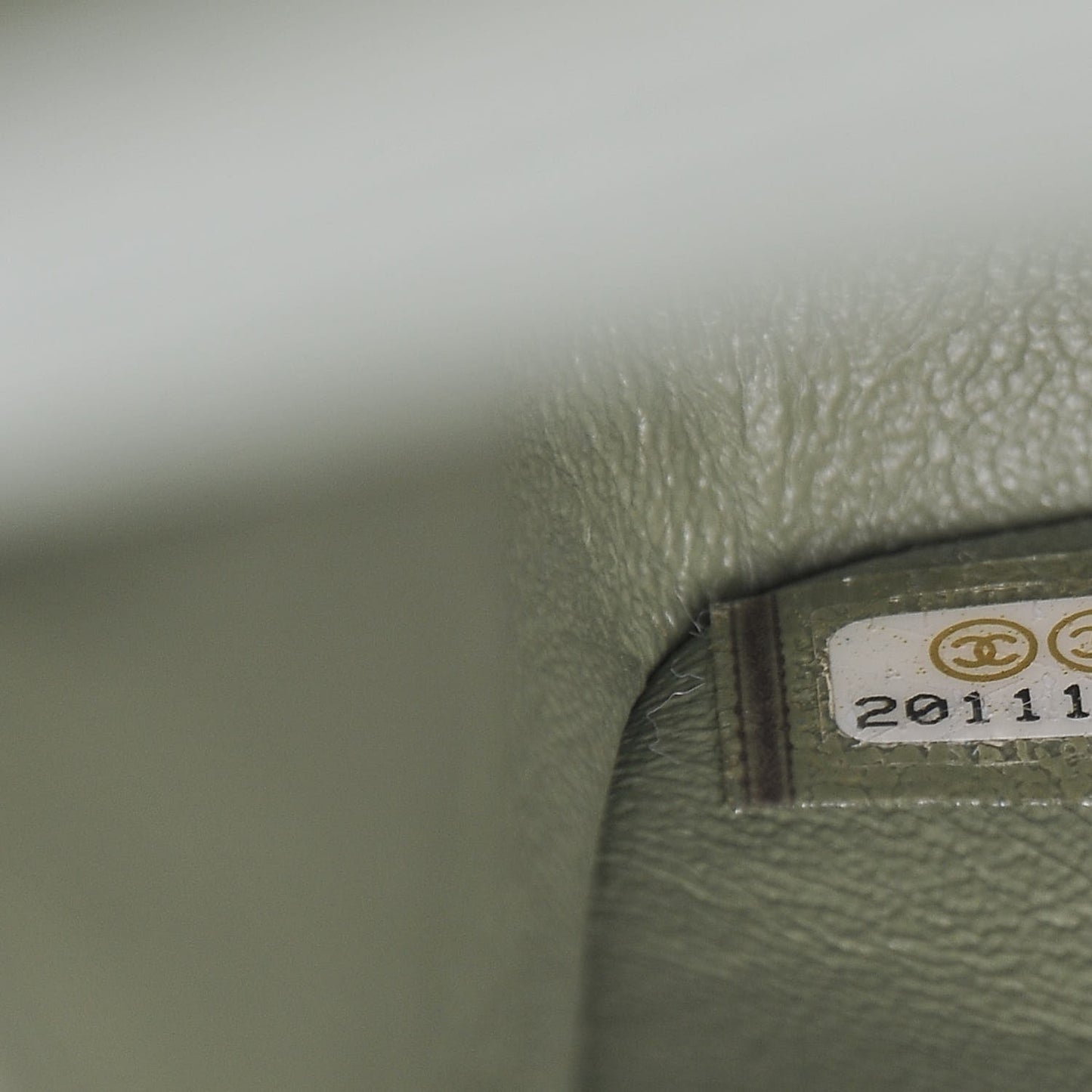 Lambskin Quilted Medium Double Flap Green