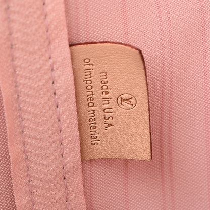 Louis Vuitton Damier Azur Neo Neverfull MM Rose Ballerine 9 of 9