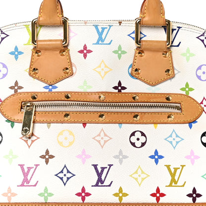Louis Vuitton Monogram Multicolor Alma White 8 of 15