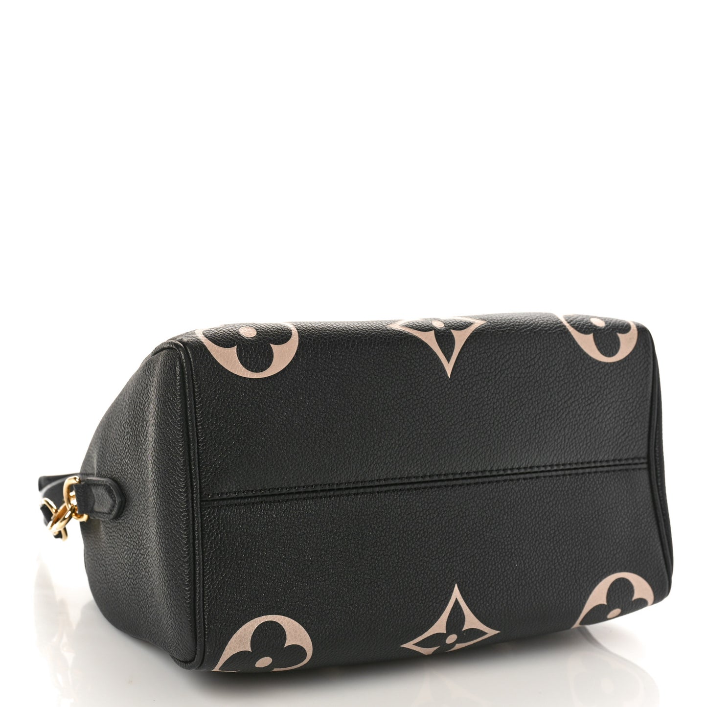 Empreinte Monogram Giant Speedy Bandouliere 25 Black Beige