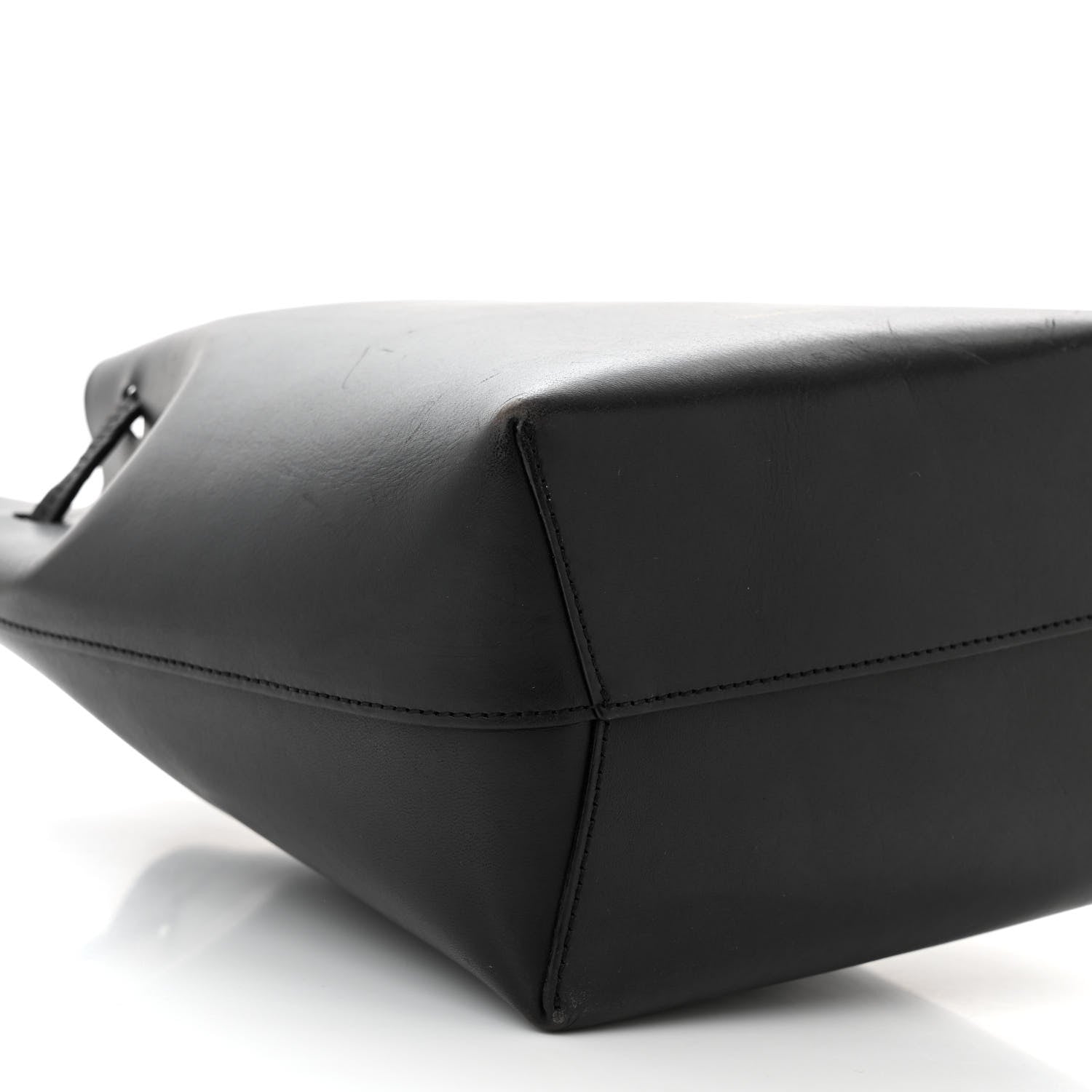 Mansur Gavriel Calfskin Mini Bucket Bag Black Flamma 9 of 14