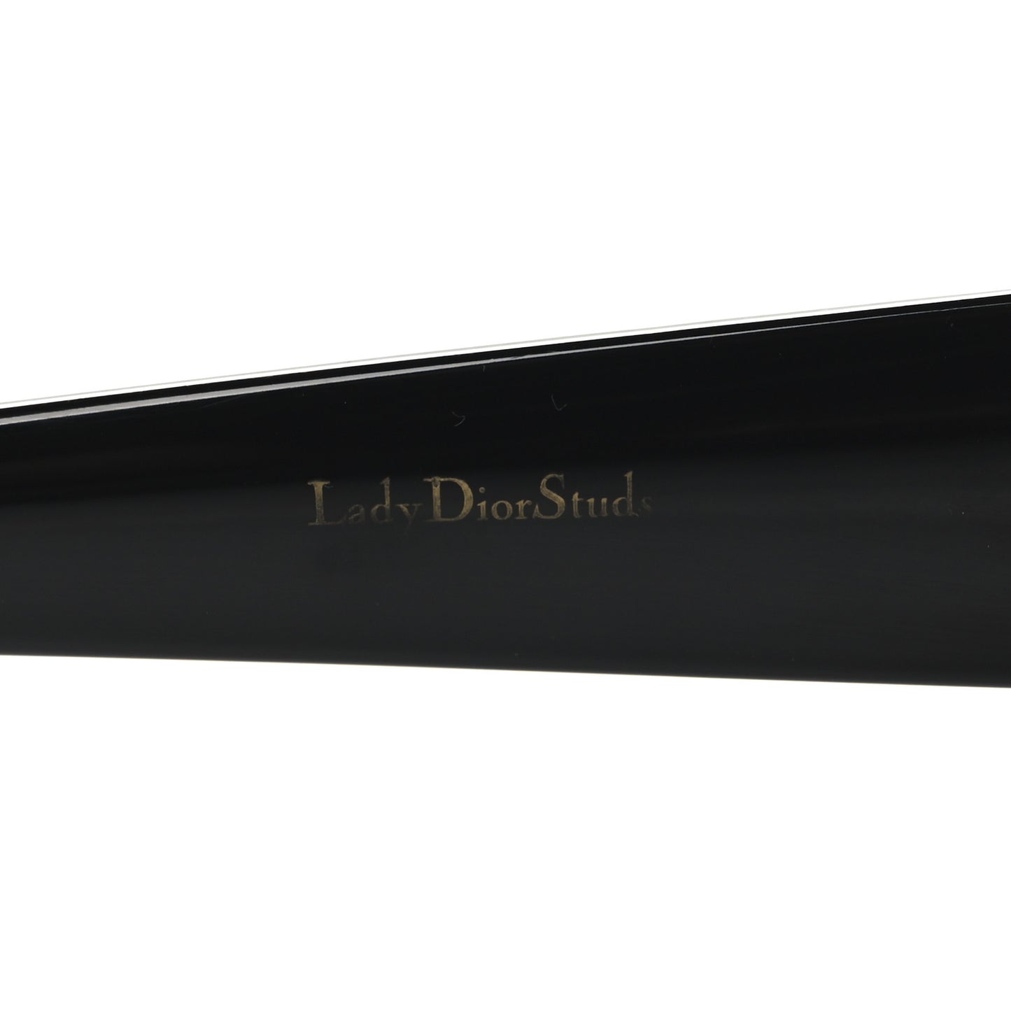 Acetate Cannage Lady Dior Studs 5 Sunglasses Black