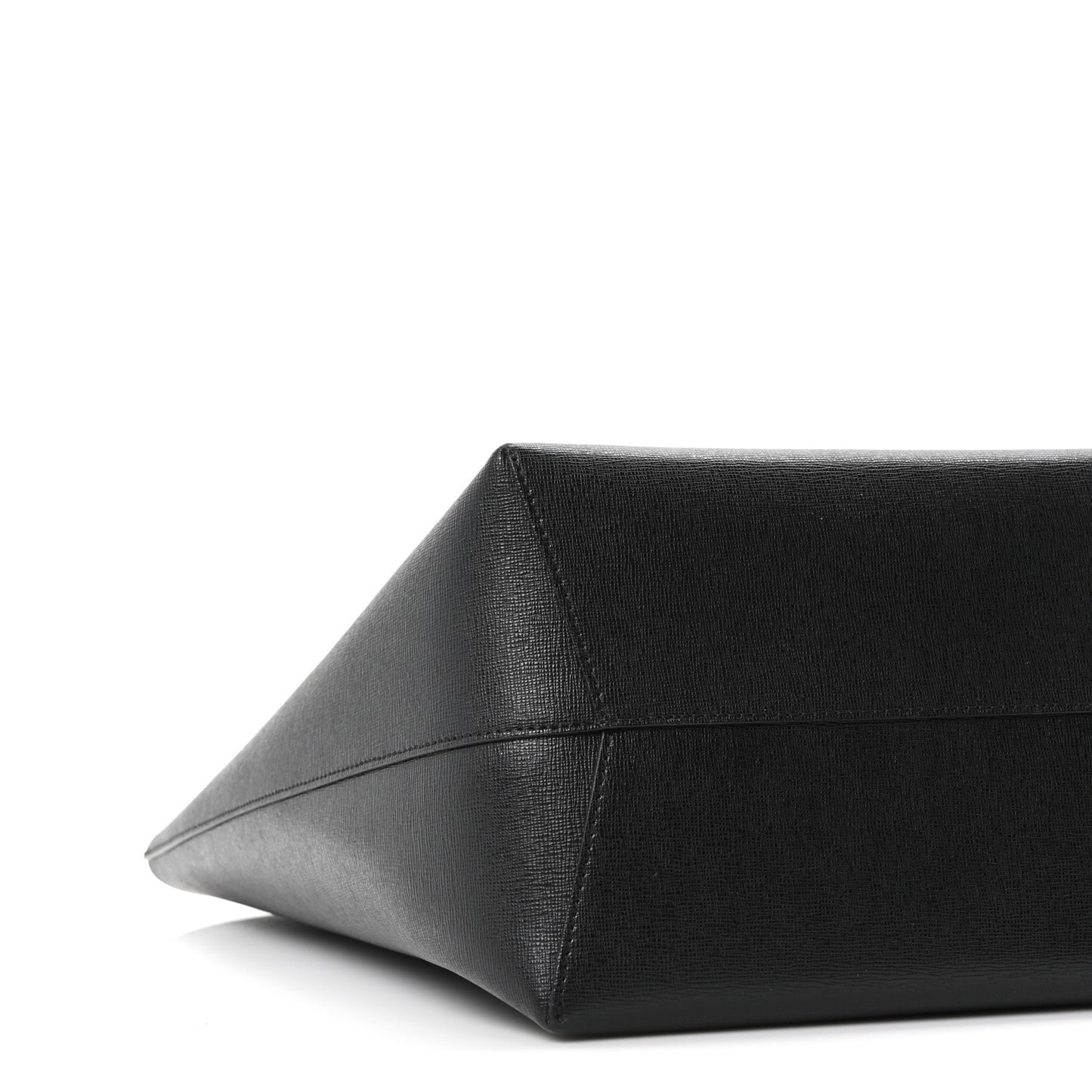 Saffiano Large Shopping Tote Black