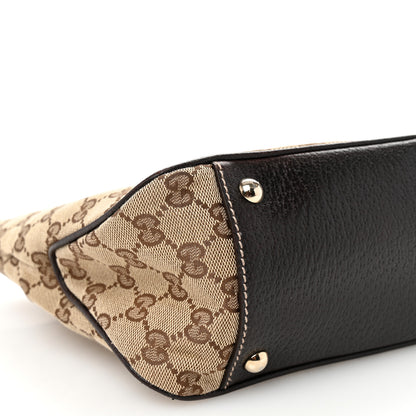 Gucci Monogram Web Tote Brown 9 of 10