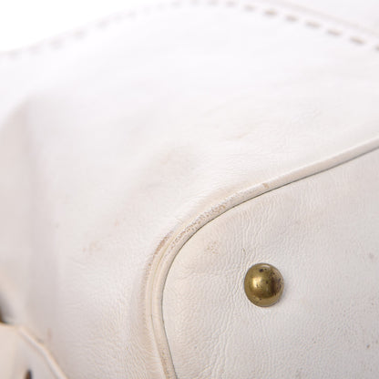 Saint Laurent Calfskin Oversized Muse White 24 of 25