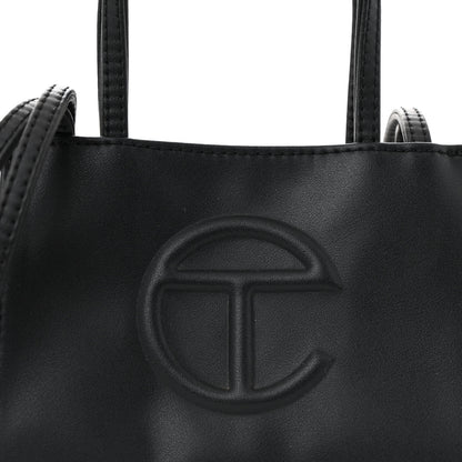 Telfar Vegan Leather Small Shopping Bag Black 8 of 14