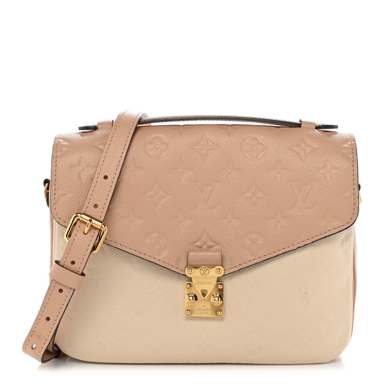 Louis Vuitton Empreinte Pochette Metis Beige Rose Creme 1 of 10