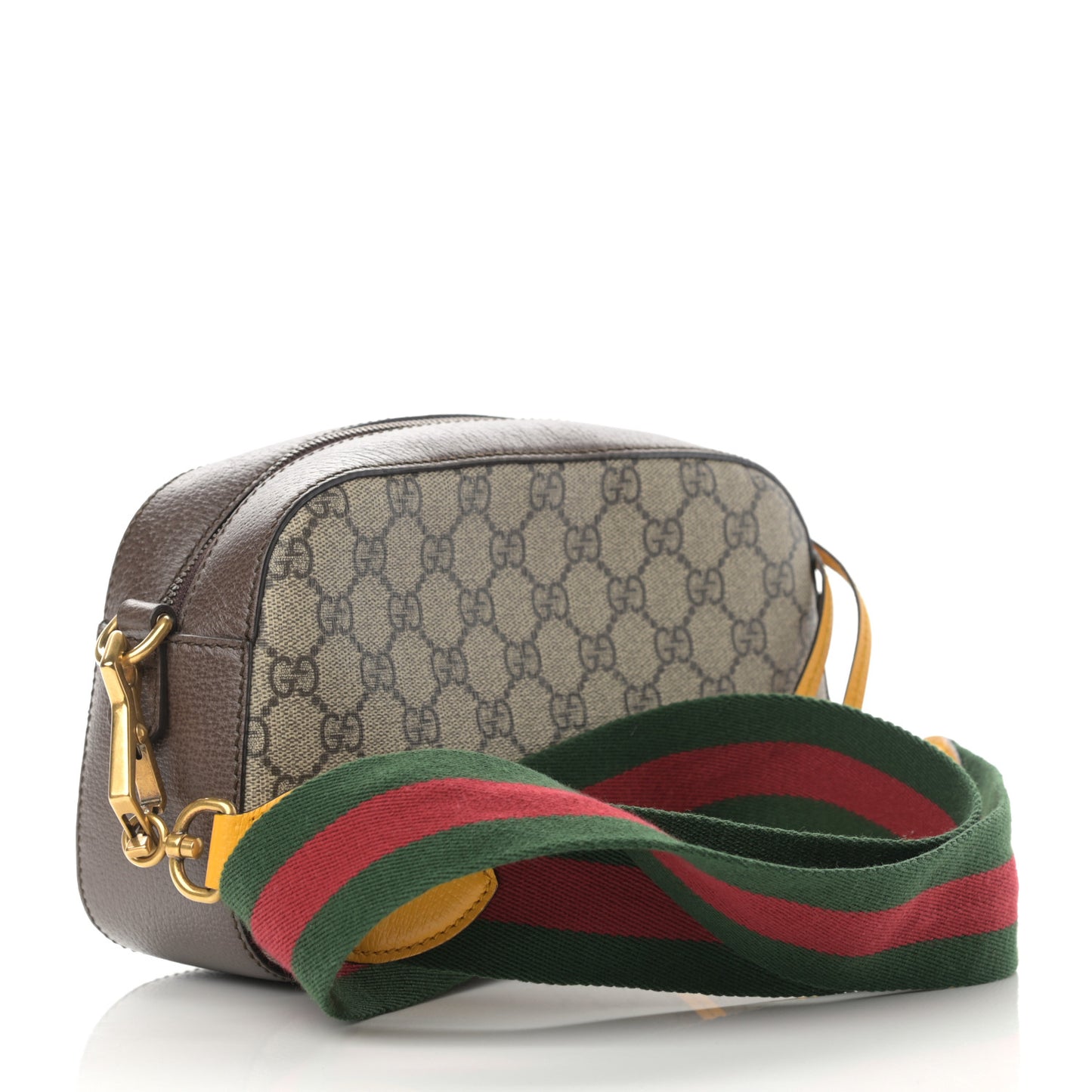 GG Supreme Monogram Web Neo Vintage Shoulder Bag Beige New Acero Crop
