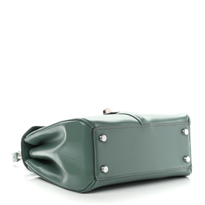 Celine Satinated Calfskin Small 16 Top Handle Bag Celadon 4 of 11
