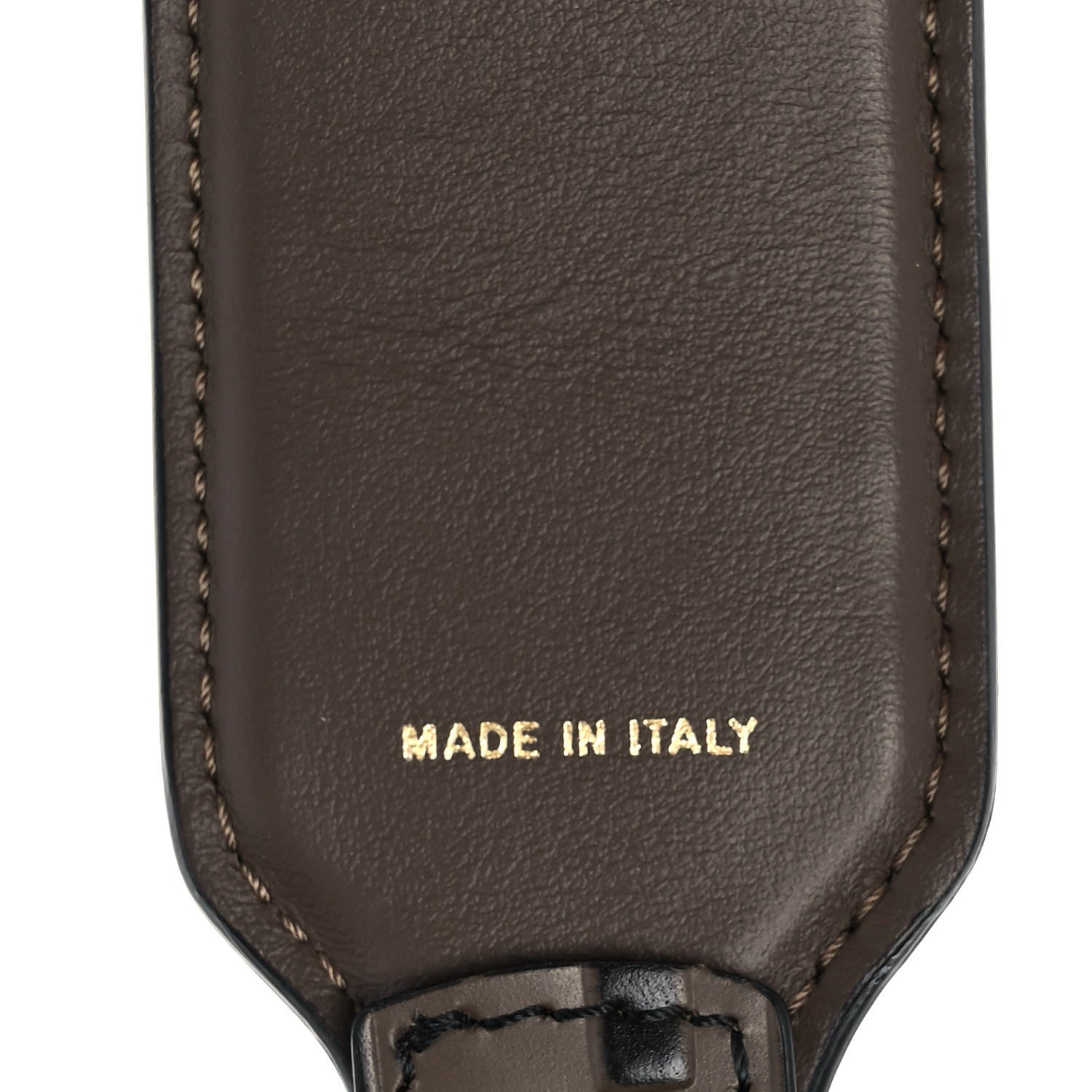 Fendi Vitello Century Bi-Color FF 1974 Embossed Strap You Maya Black 5 of 5