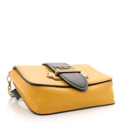 Prada Saffiano City Calf Cahier Belt Bag Soleil Black 4 of 12