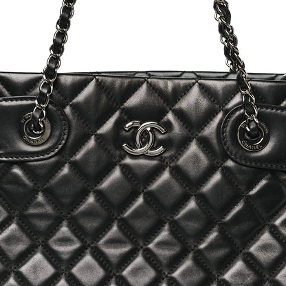 Chanel Lambskin Quilted Small Coco Loop Tote Black 8 of 10