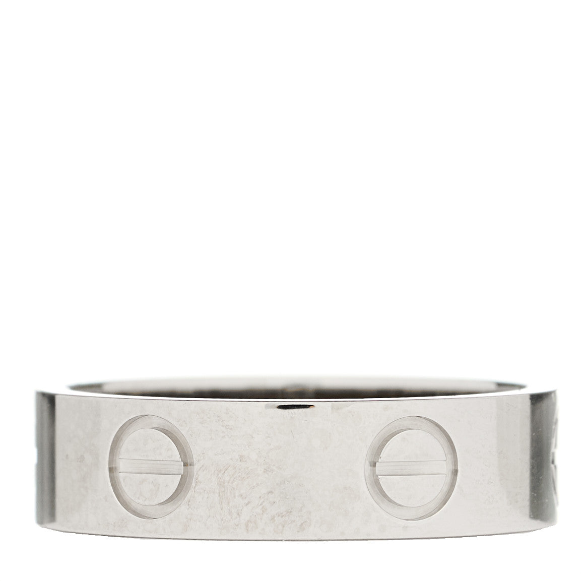 Platinum 5.5mm LOVE Ring 56 7.5
