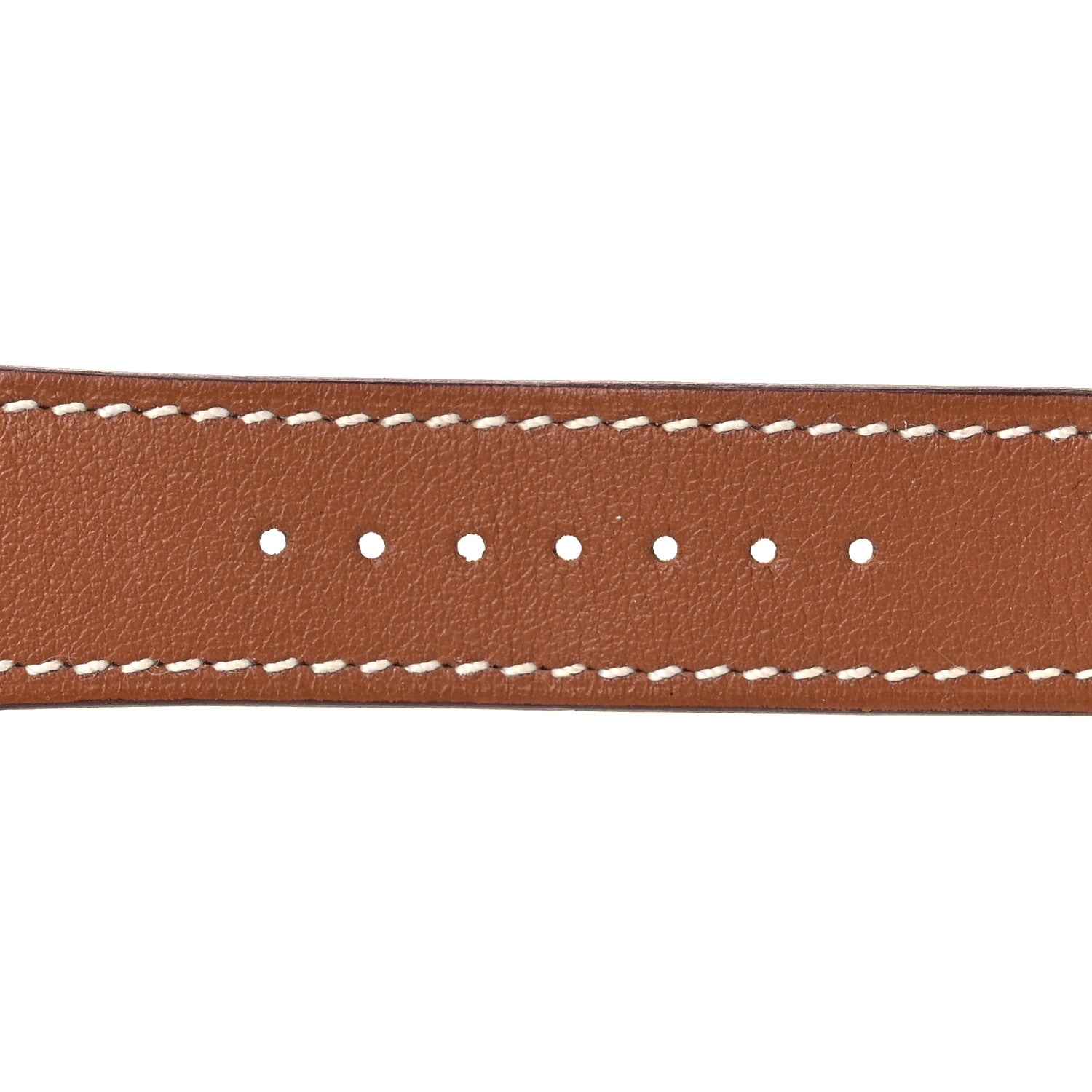 Hermes Barenia 42mm Apple Watch Single Tour Band Fauve 3 of 6