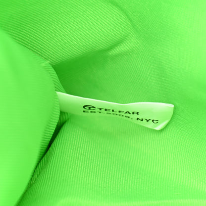 Telfar Vegan Leather Medium Shopping Bag Highlighter Green 7 of 10