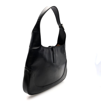 Gucci Calfskin Small Jackie O Hobo Black 3 of 10