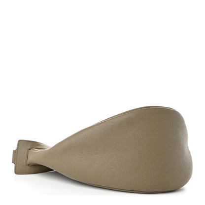 The Row Grained Calfskin Large Slouchy Banana Bag Military Beige 4 of 10