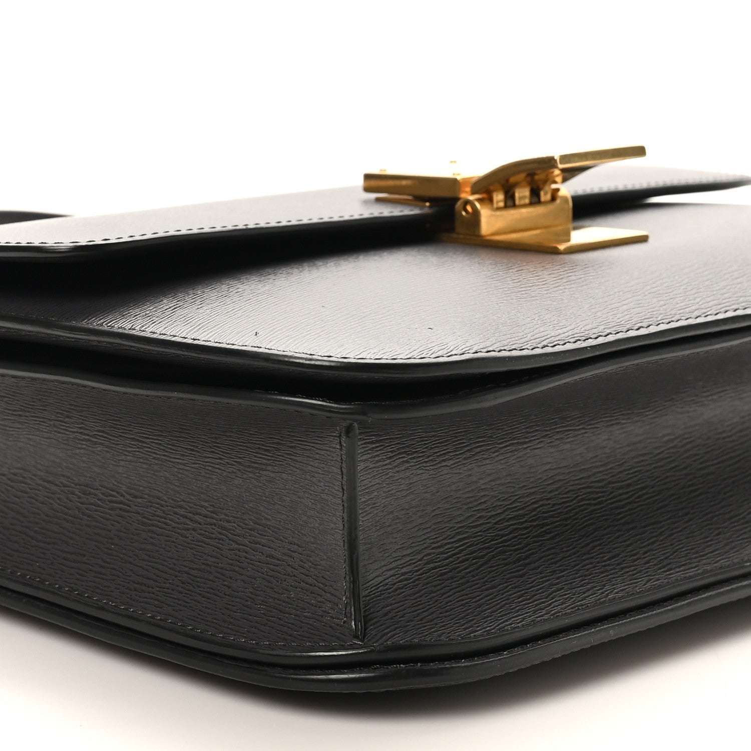 Celine Liege Calfskin Medium Classic Box Flap Bag Liquorice 8 of 10