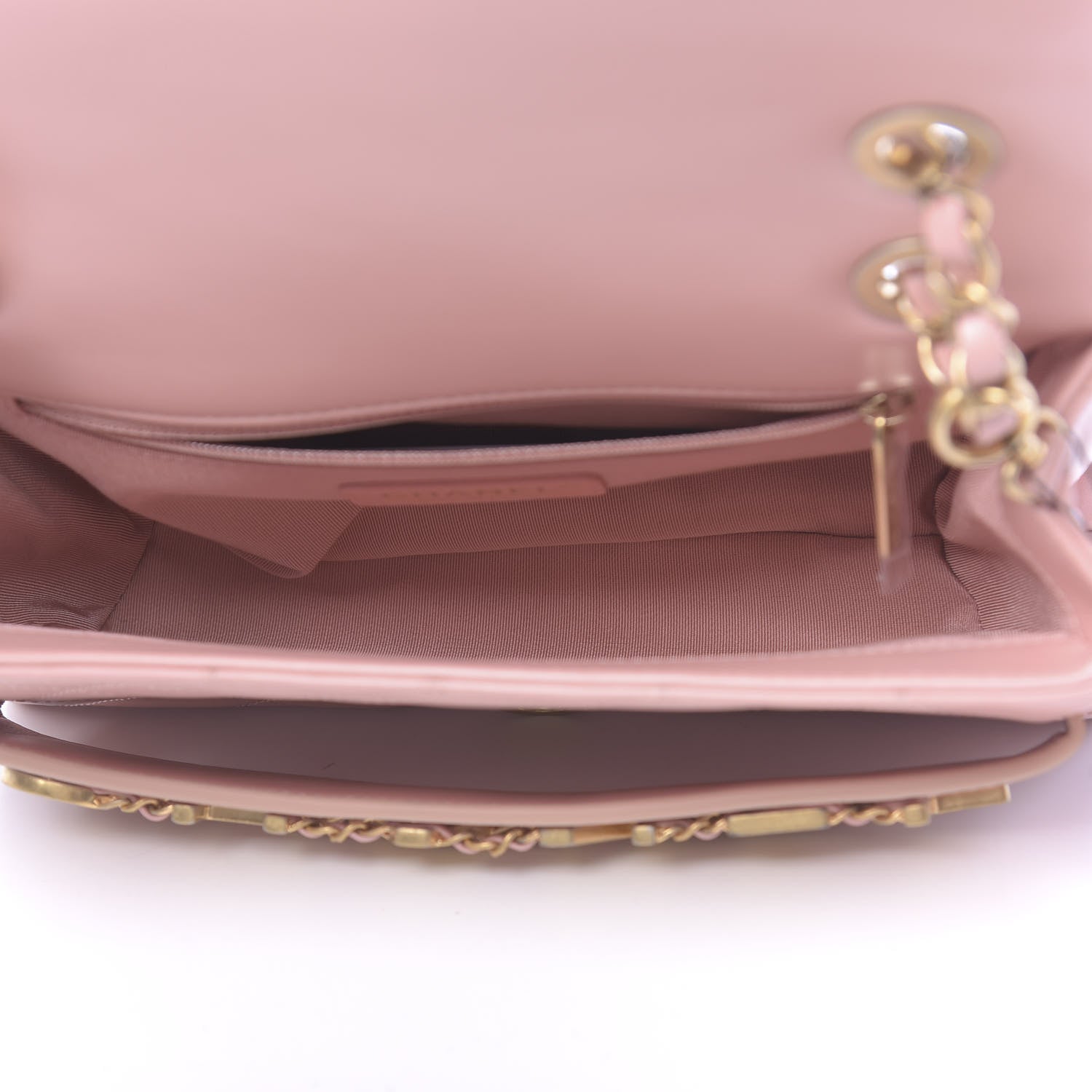 Chanel Calfskin Quilted Enchained Flap Light Pink 5 of 10